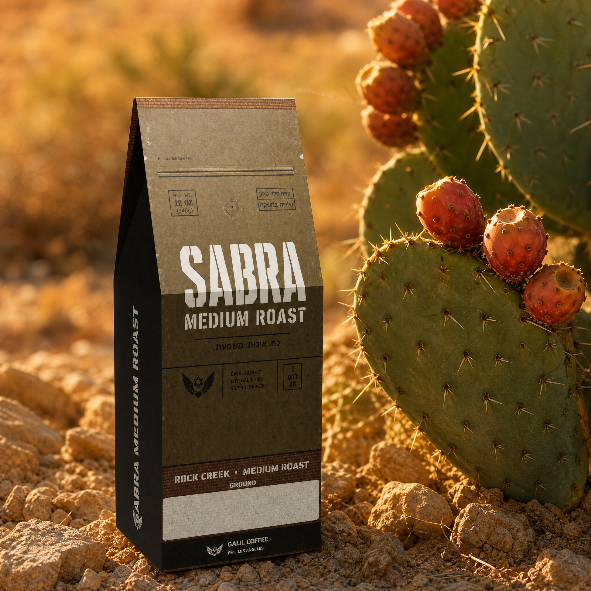 Sabra — Galil Coffee lifestyle scene