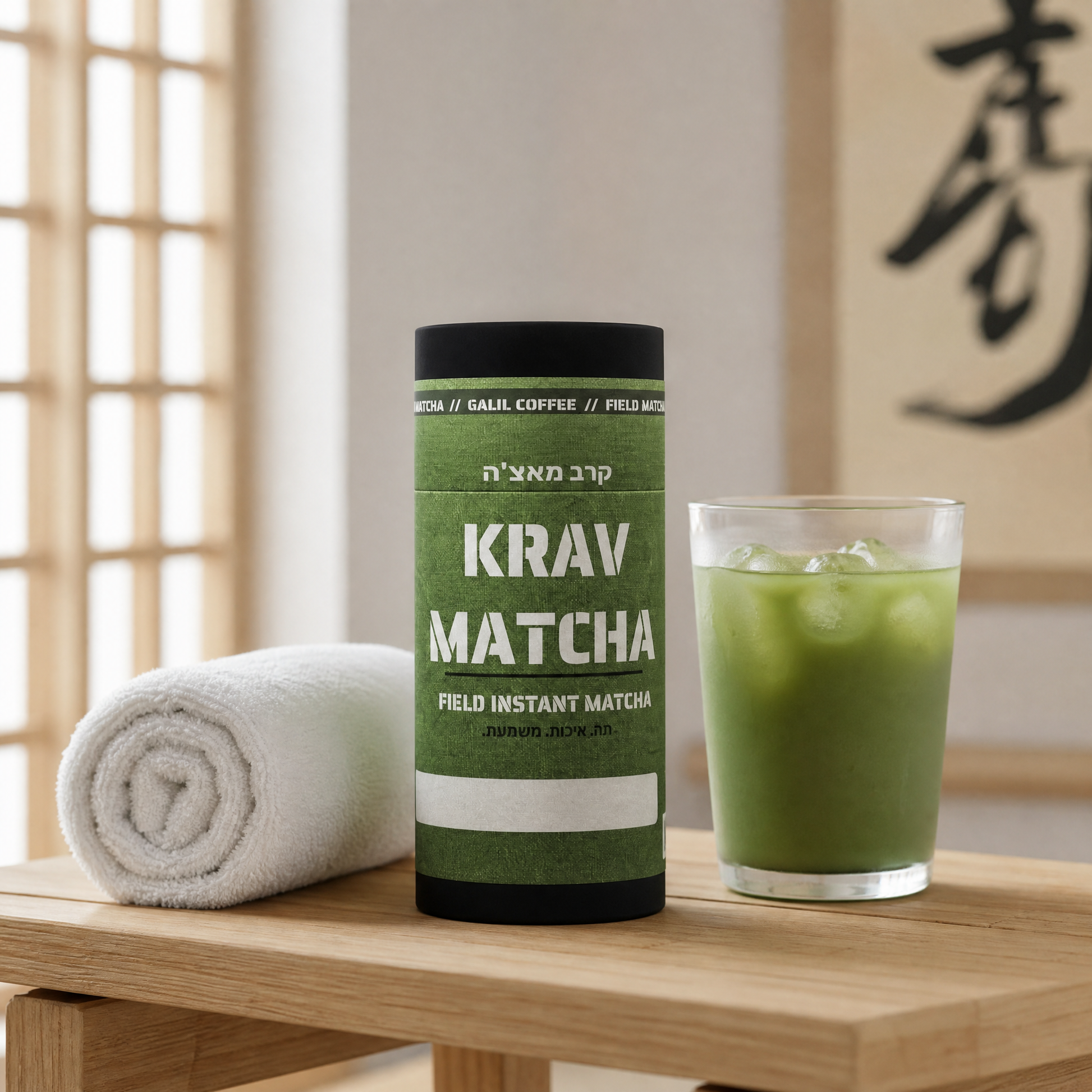 Krav Matcha — Galil Coffee lifestyle scene